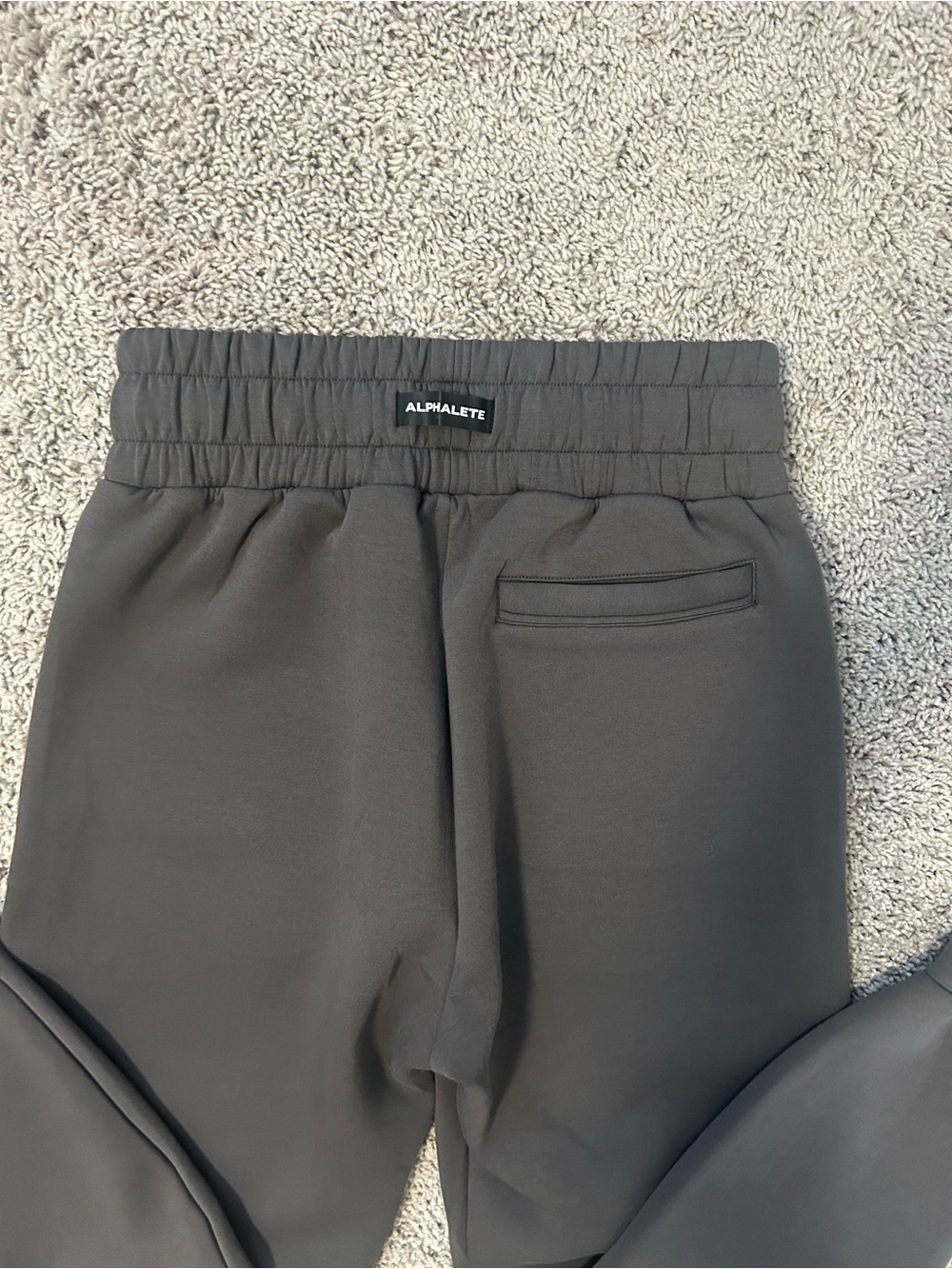 ALPHALETE Elmts Relaxed Charcoal Gray Jogger Sweatpants - Picture 2 of 10